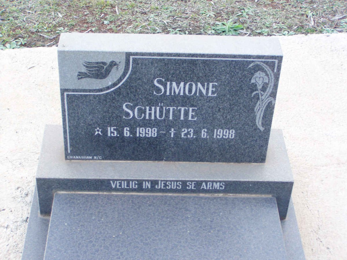 SCHUTTE Simone 1998-1998