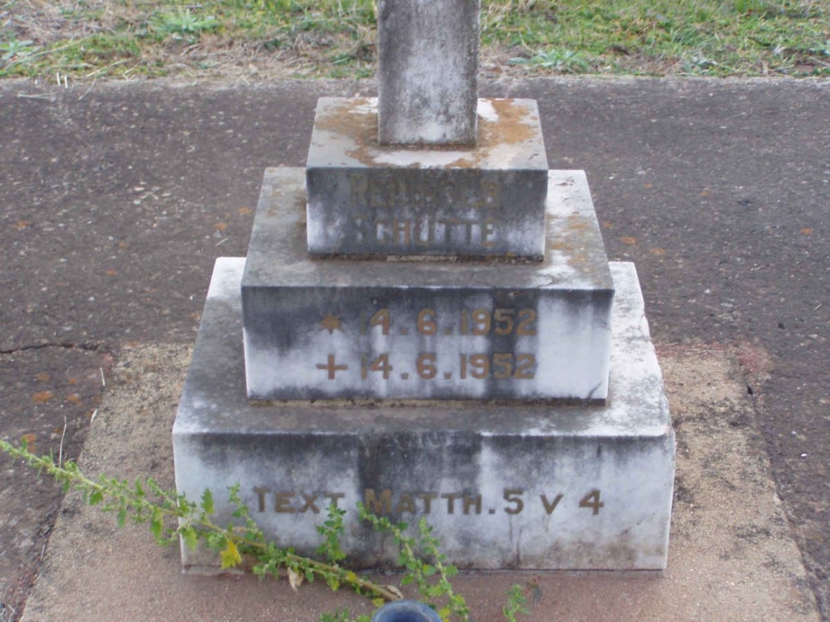 SCHUTTE Reinhold 1952-1952