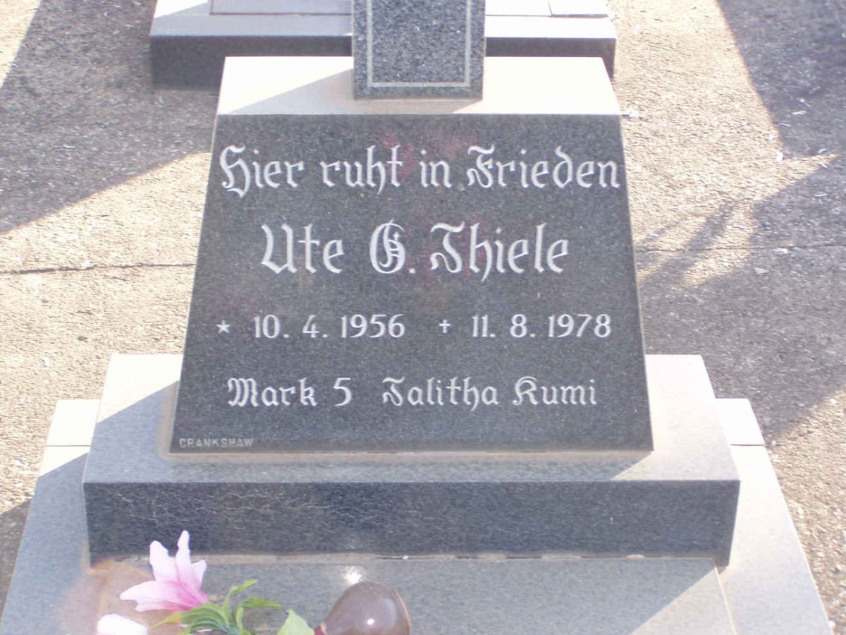 THIELE Ute G. 1956-1978