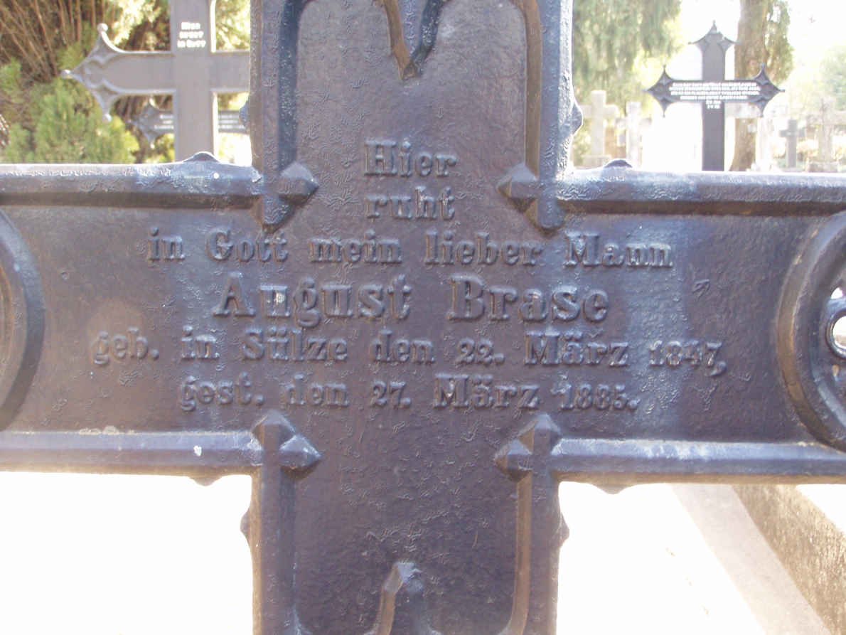 BRASE August 1847-1885
