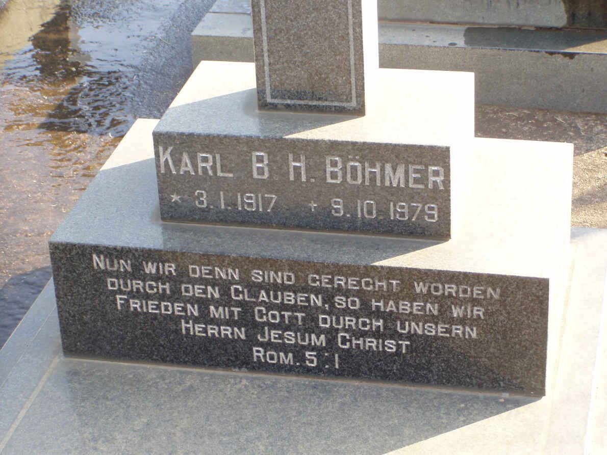 BÖHMER Karl B.H. 1917-1979