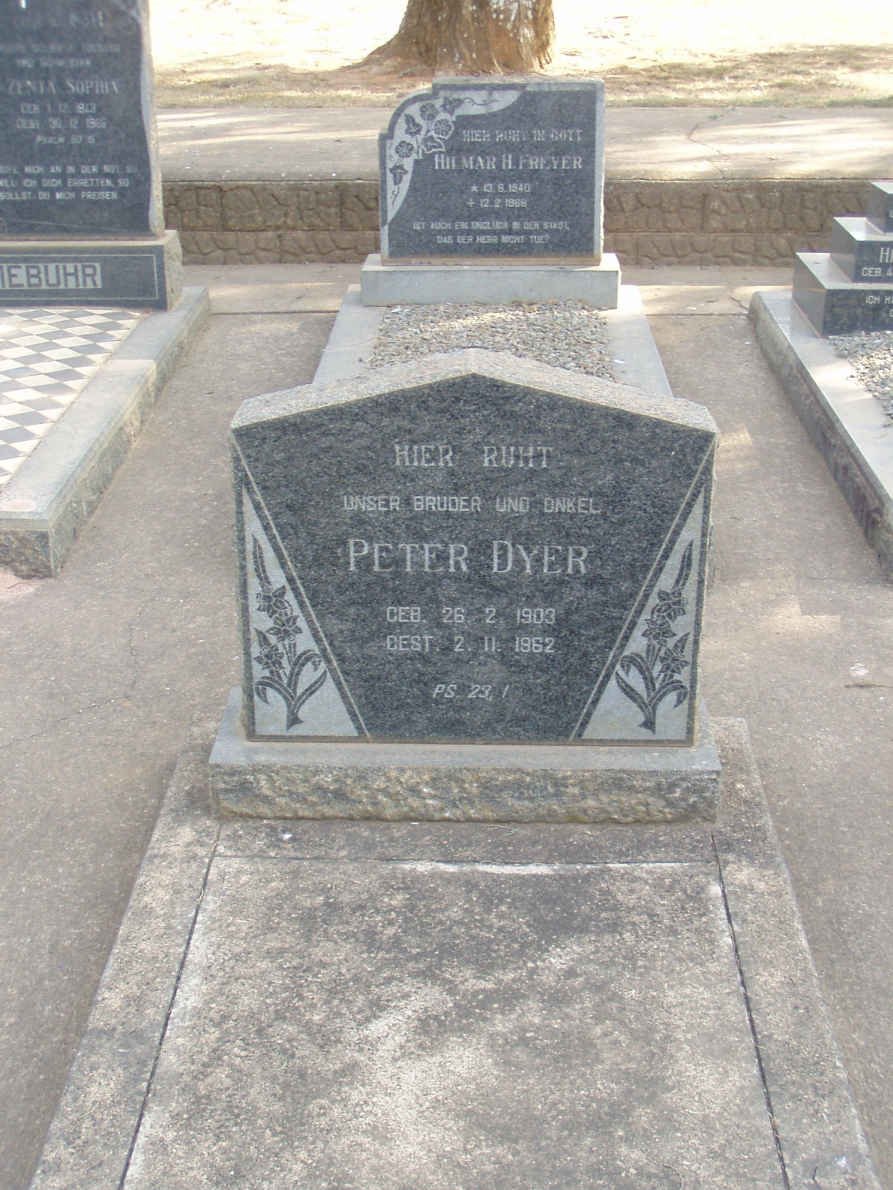 DYER Peter 1903-1962