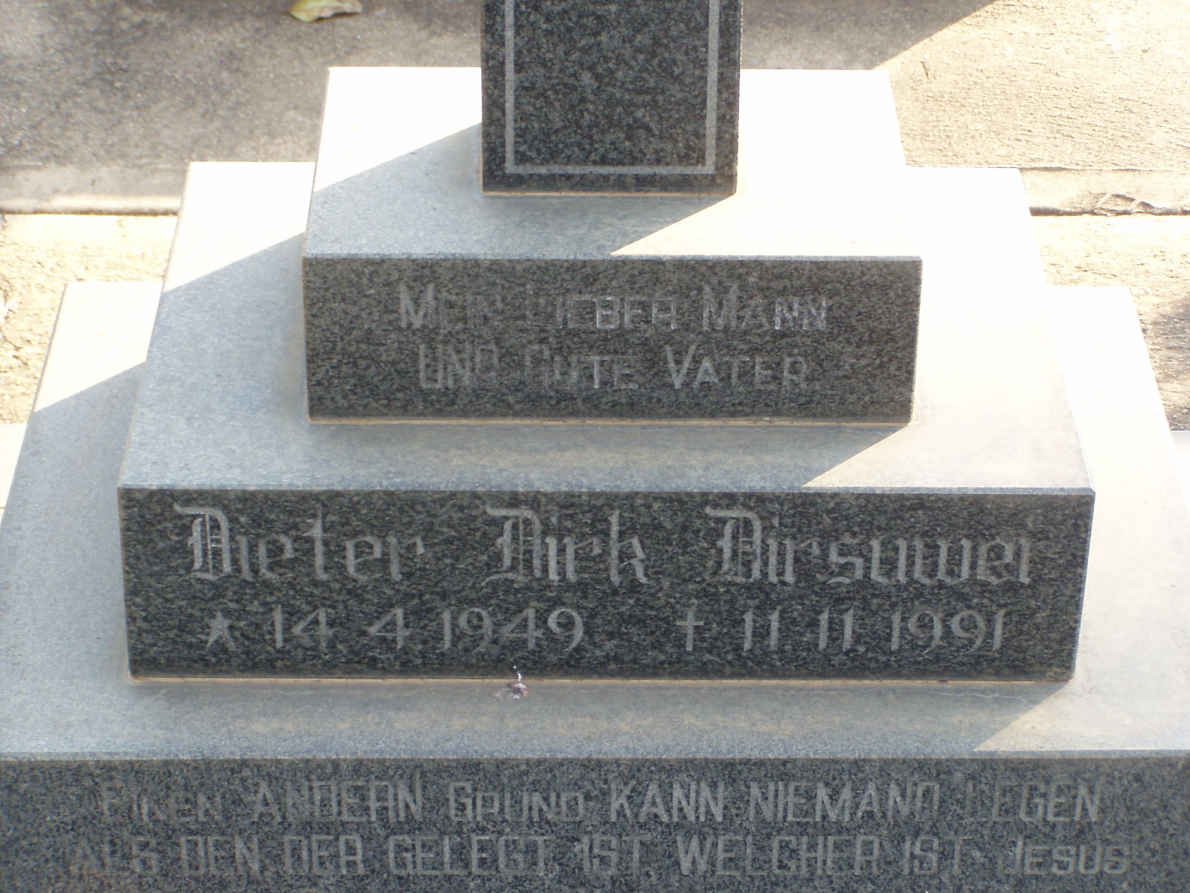 DIRSUWEI Dieter Dirk 1949-1991