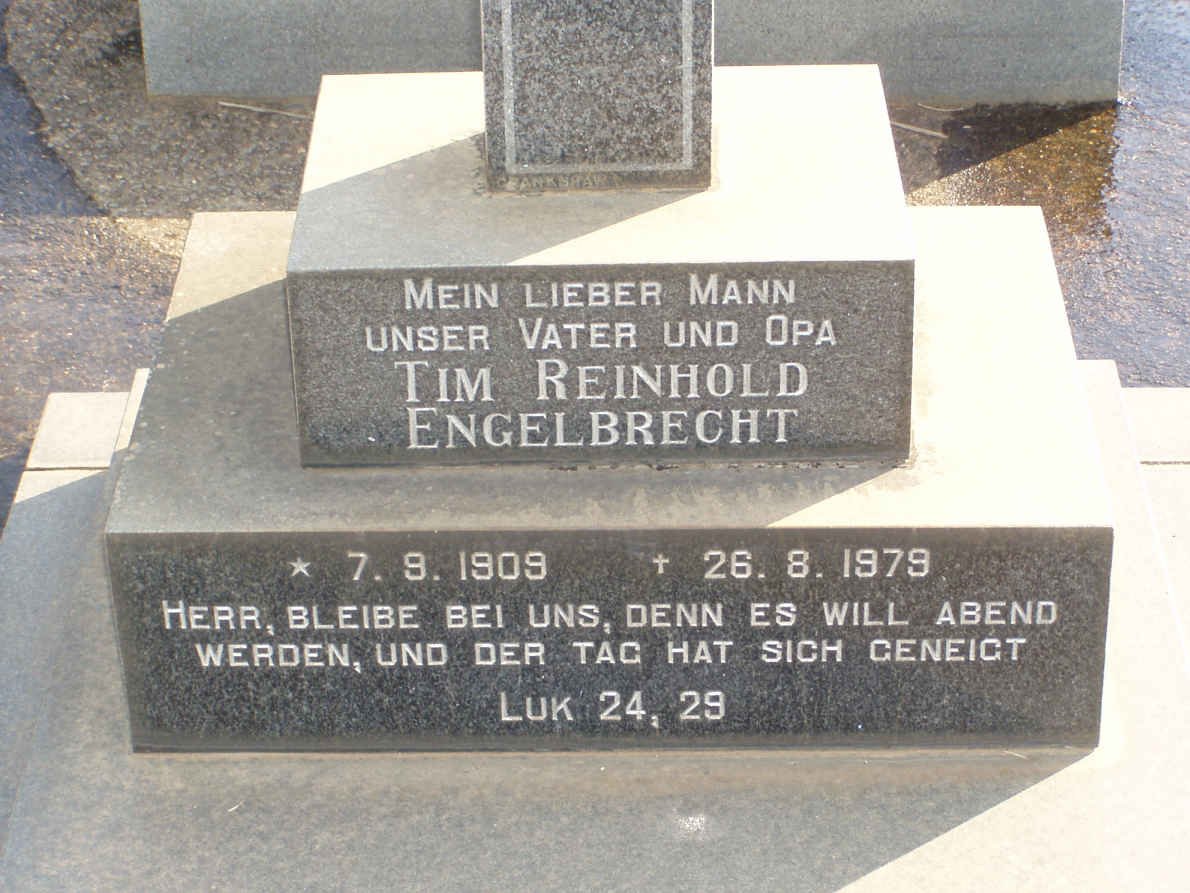 ENGELBRECHT Tim Reinhold 1909-1979