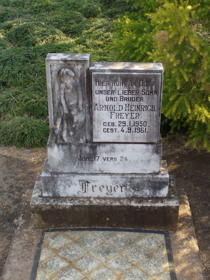 FREYER Arnold Heinrich 1950-1961