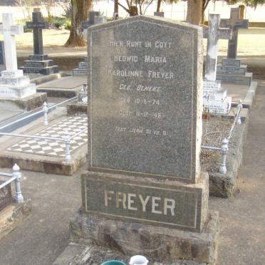 FREYER Hedwig Maria Karoline nee BENEKE 1874-1946