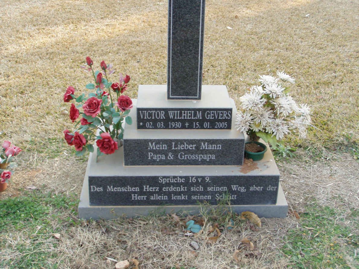 GEVERS Victor Wilhelm 1930-2005