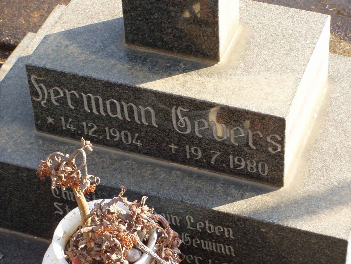 GEVERS Hermann 1904-1980