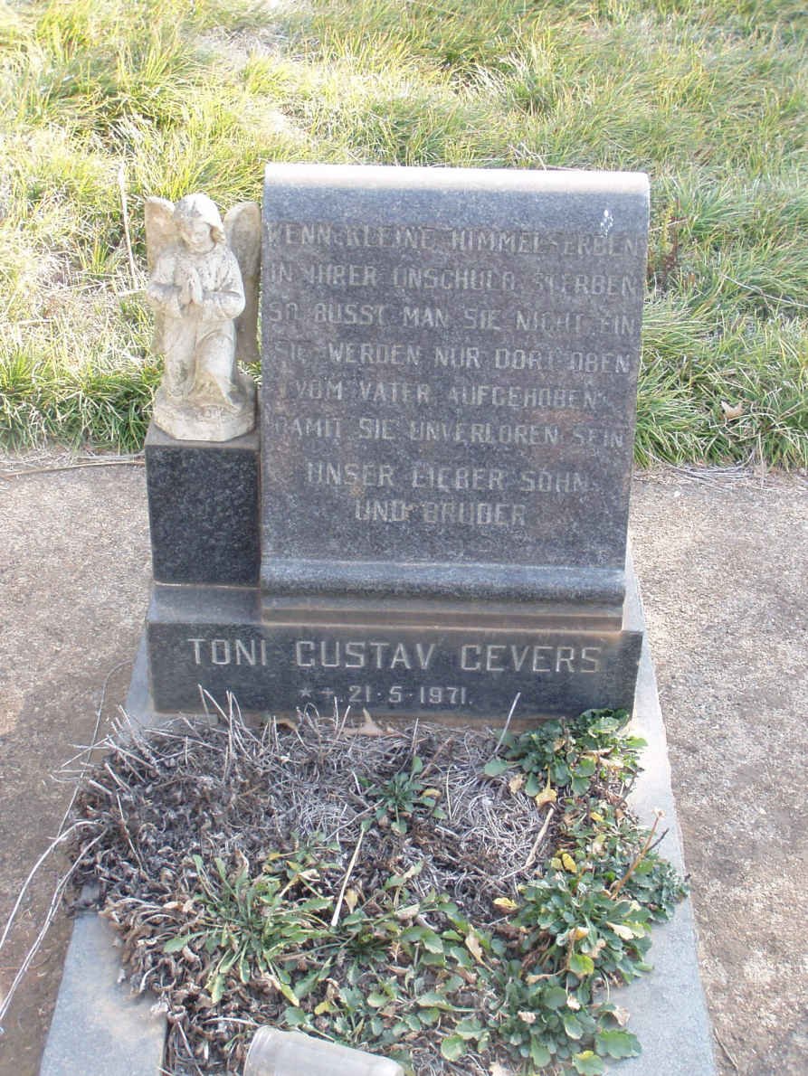 GEVERS Toni Gustav 1971-1971