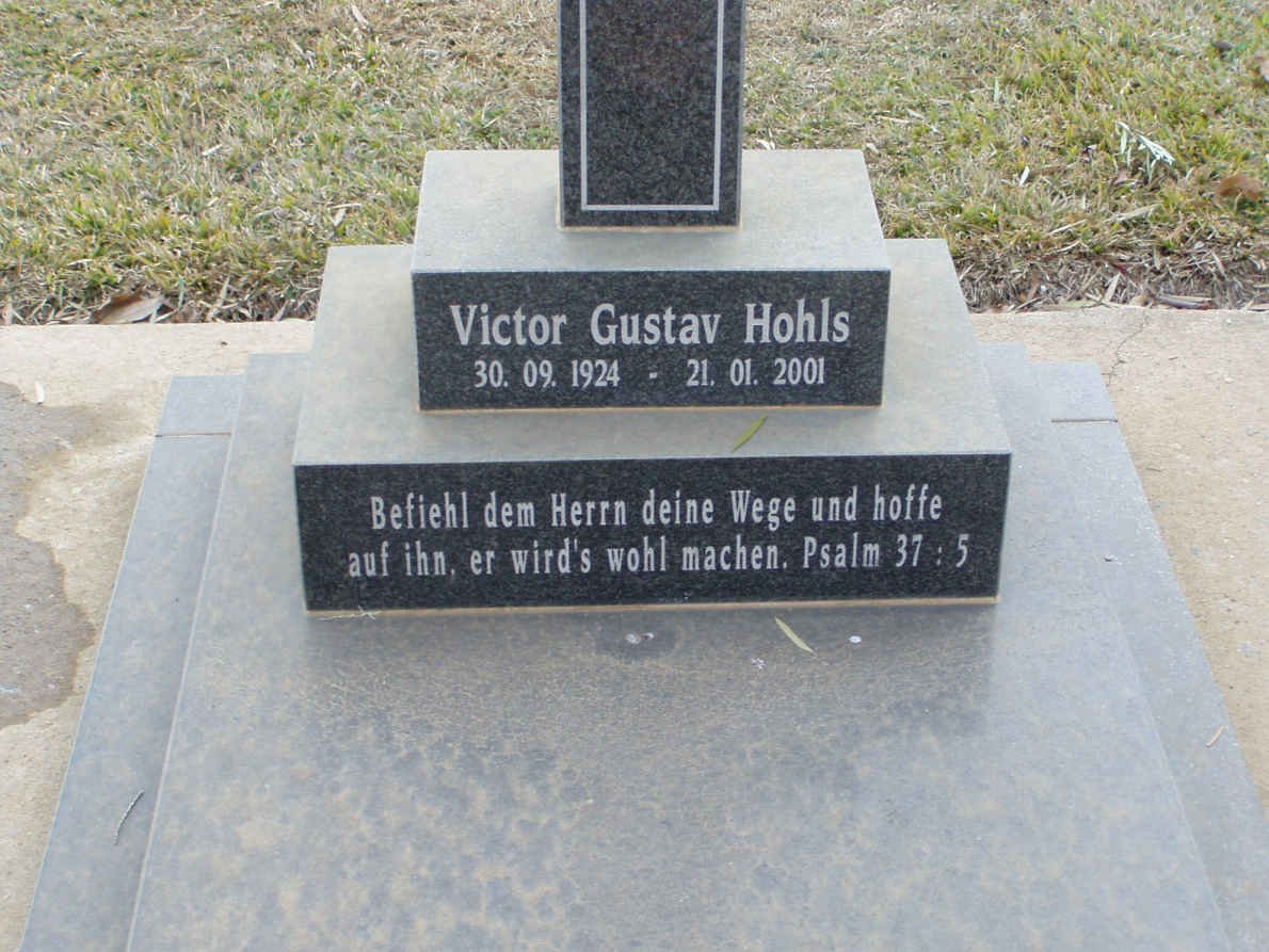 HOHLS Victor Gustav 1924-2001