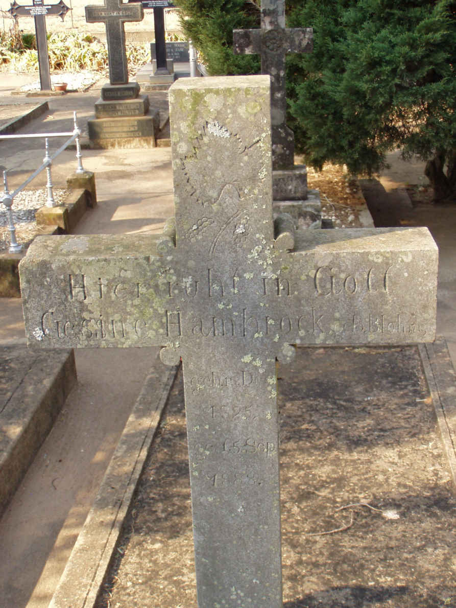 HAMBROCK Gesine nee BLOHM -1888
