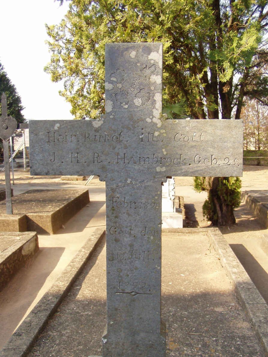 HAMBROCK J.H.R. 1824-1892