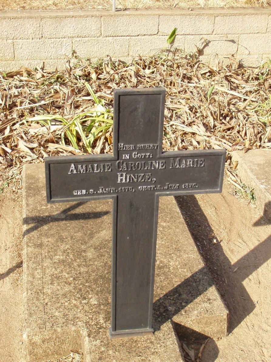 HINZE Amalie Caroline Marie 1870-1870