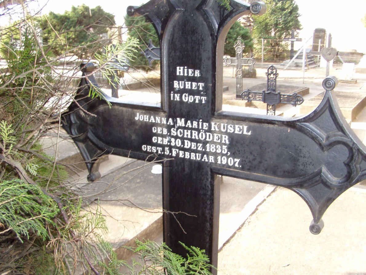 KÜSEL Johanna Marie nee SCHRÖDER 1835-1907