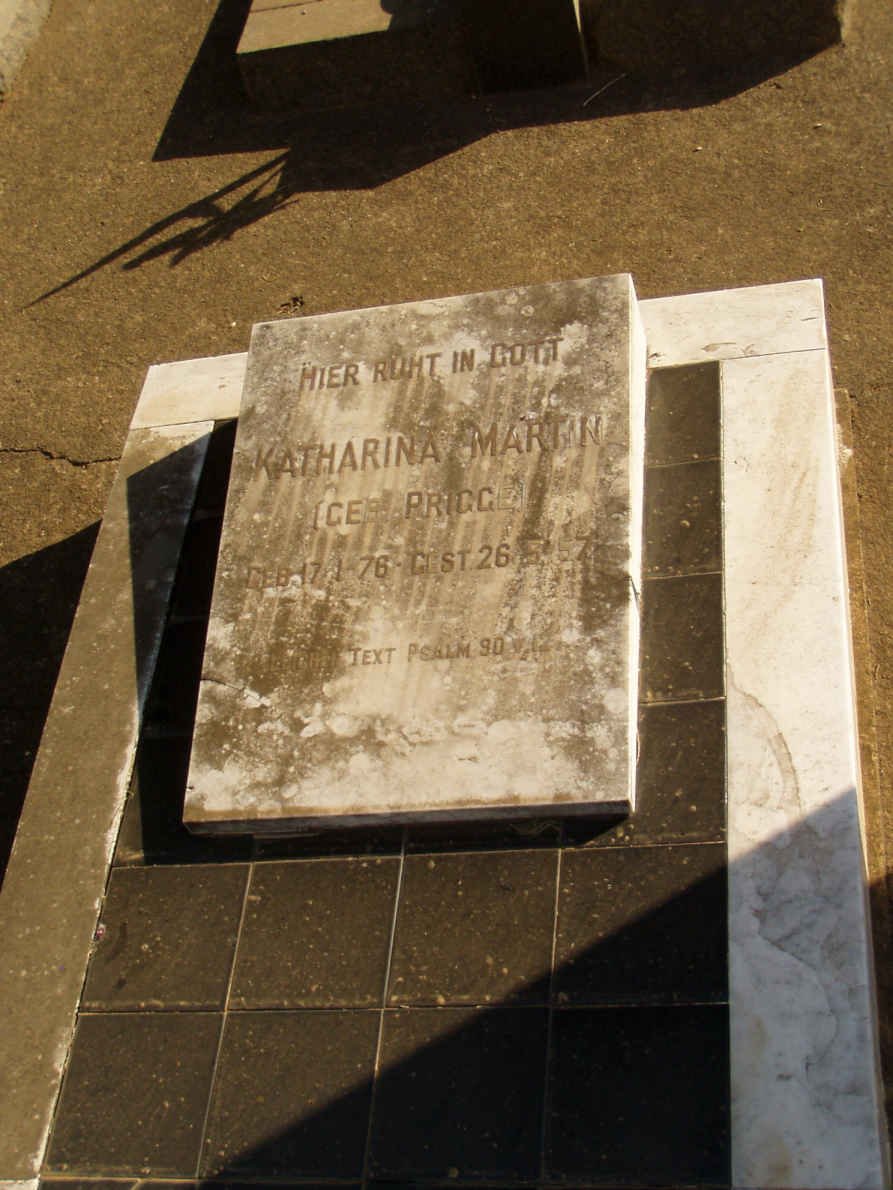 MARTIN Katharina M.M. nee PRIGGE 1976-