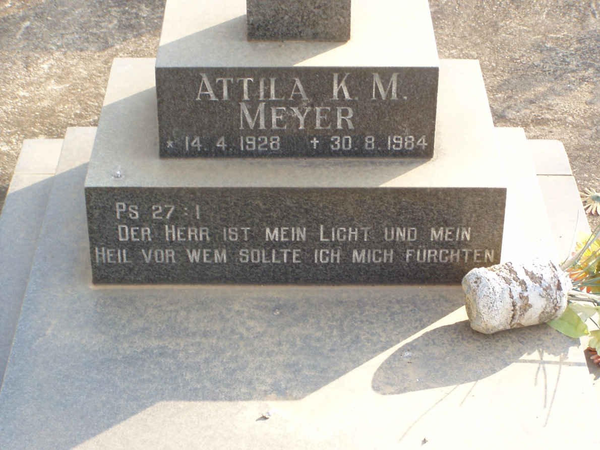 MEYER Attila K.M. 1928-1984