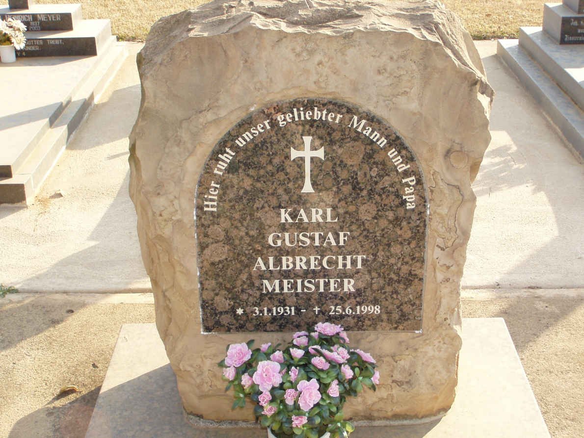 MEISTER Karl Gustaf Albrecht 1931-1998