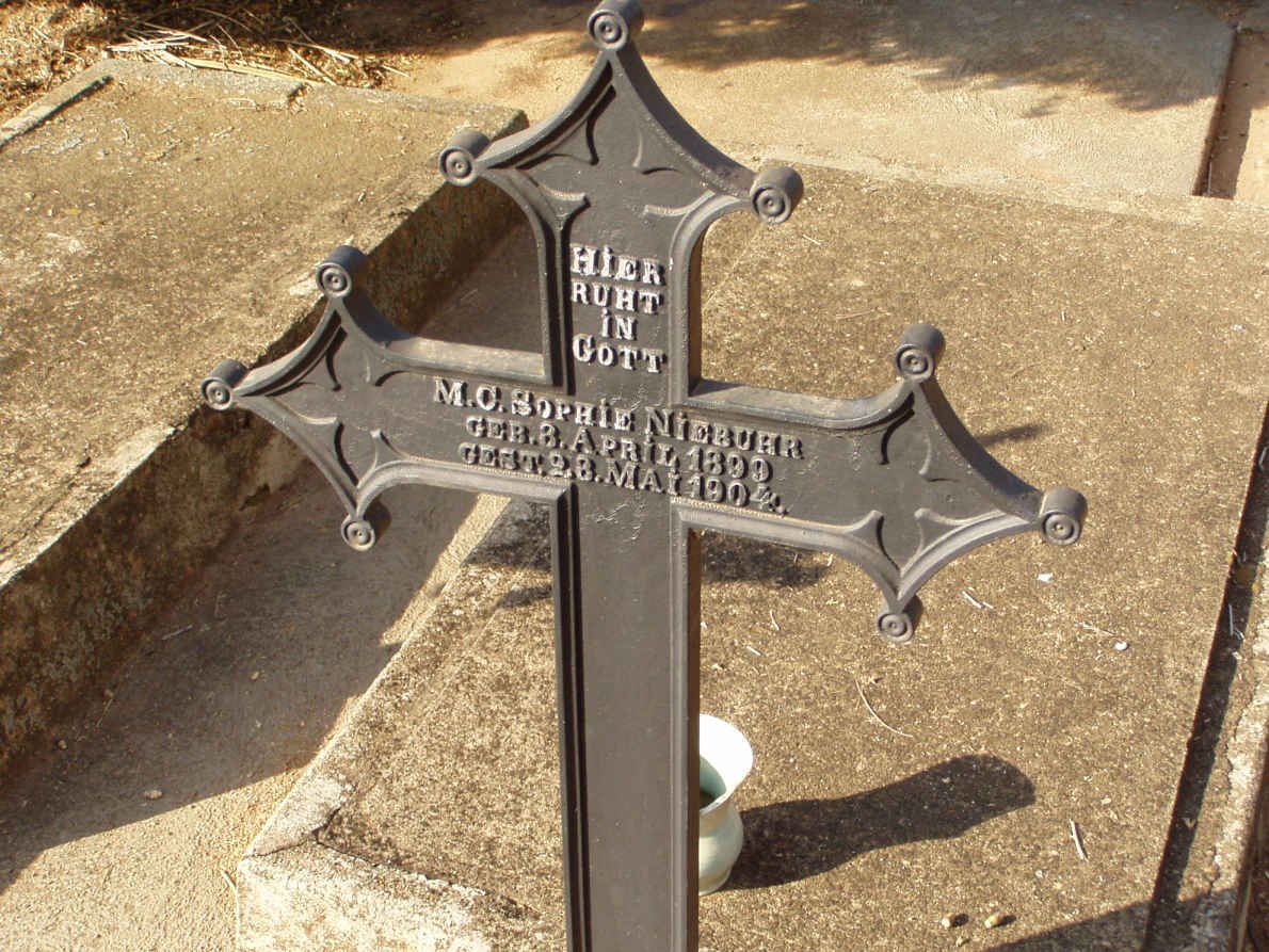 NIEBUHR M.C. Sophie 1899-1904
