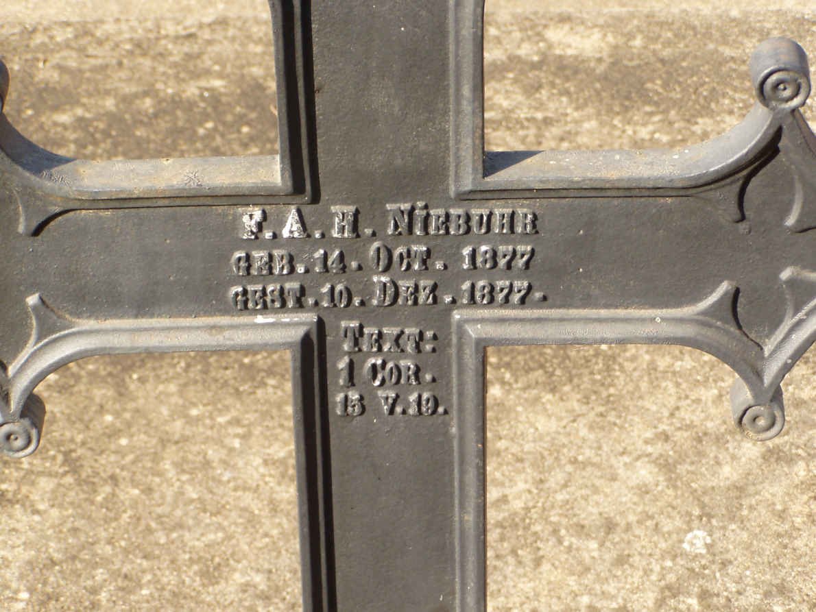 NIEBUHR F.A.H. 1877-1877