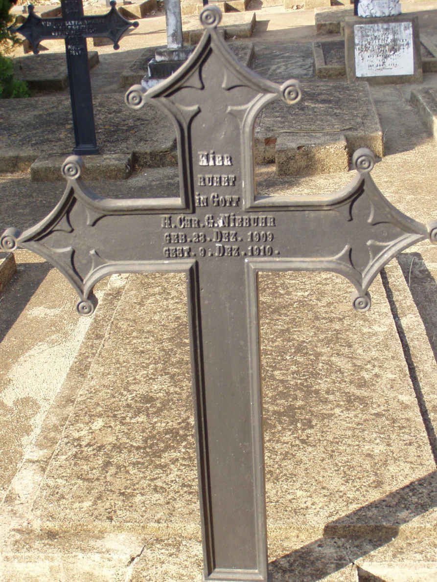 NIEBUHR H.CHR.G. 1909-1910
