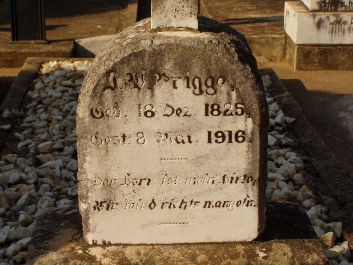 PRIGGE J.W. 1825-1916