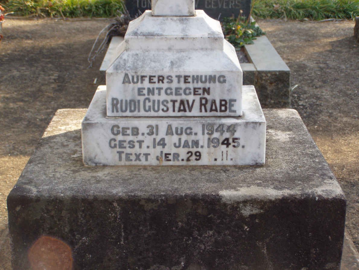 RABE Rudi Gustav 1944-1945