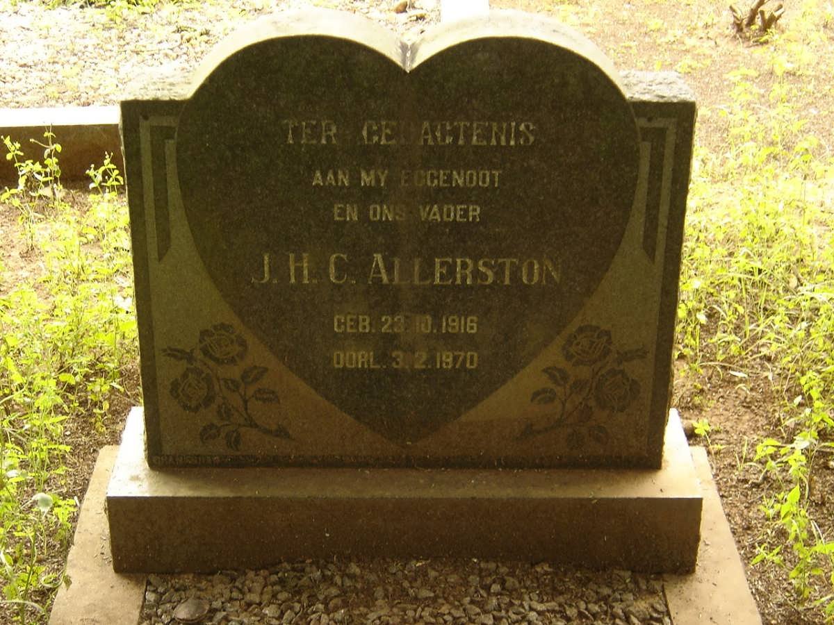 ALLERSTON J.H.C. 1916-1970