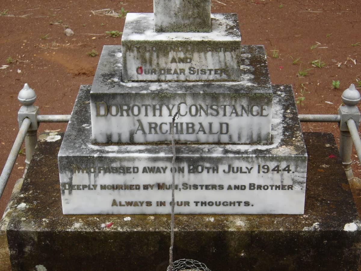 ARCHIBALD Dorothy Constance -1944