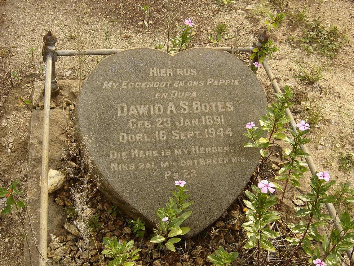 BOTES Dawid A.S. 1891-1944