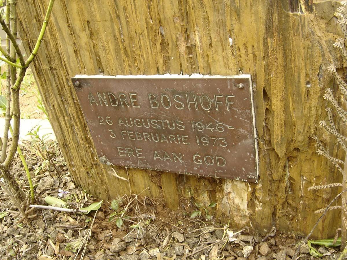 BOSHOFF Andre 1946-1973
