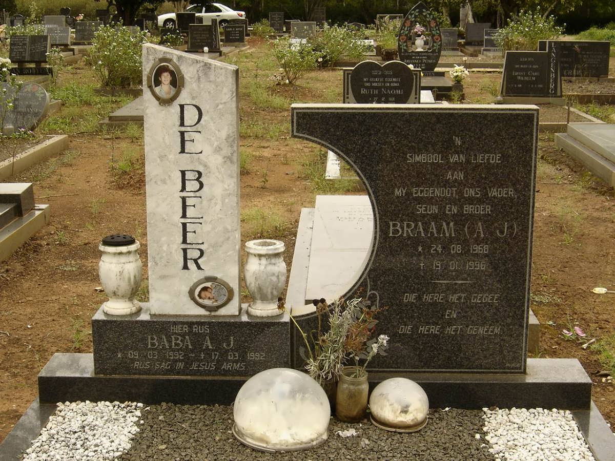 BEER A.J. de  1968-1996 :: DE BEER A.J. 1992-1992