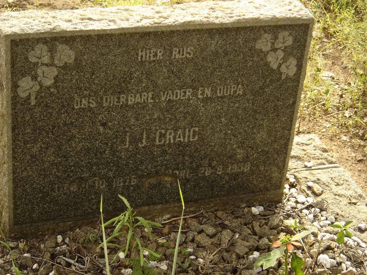 CRAIG J.J. 1876-1958