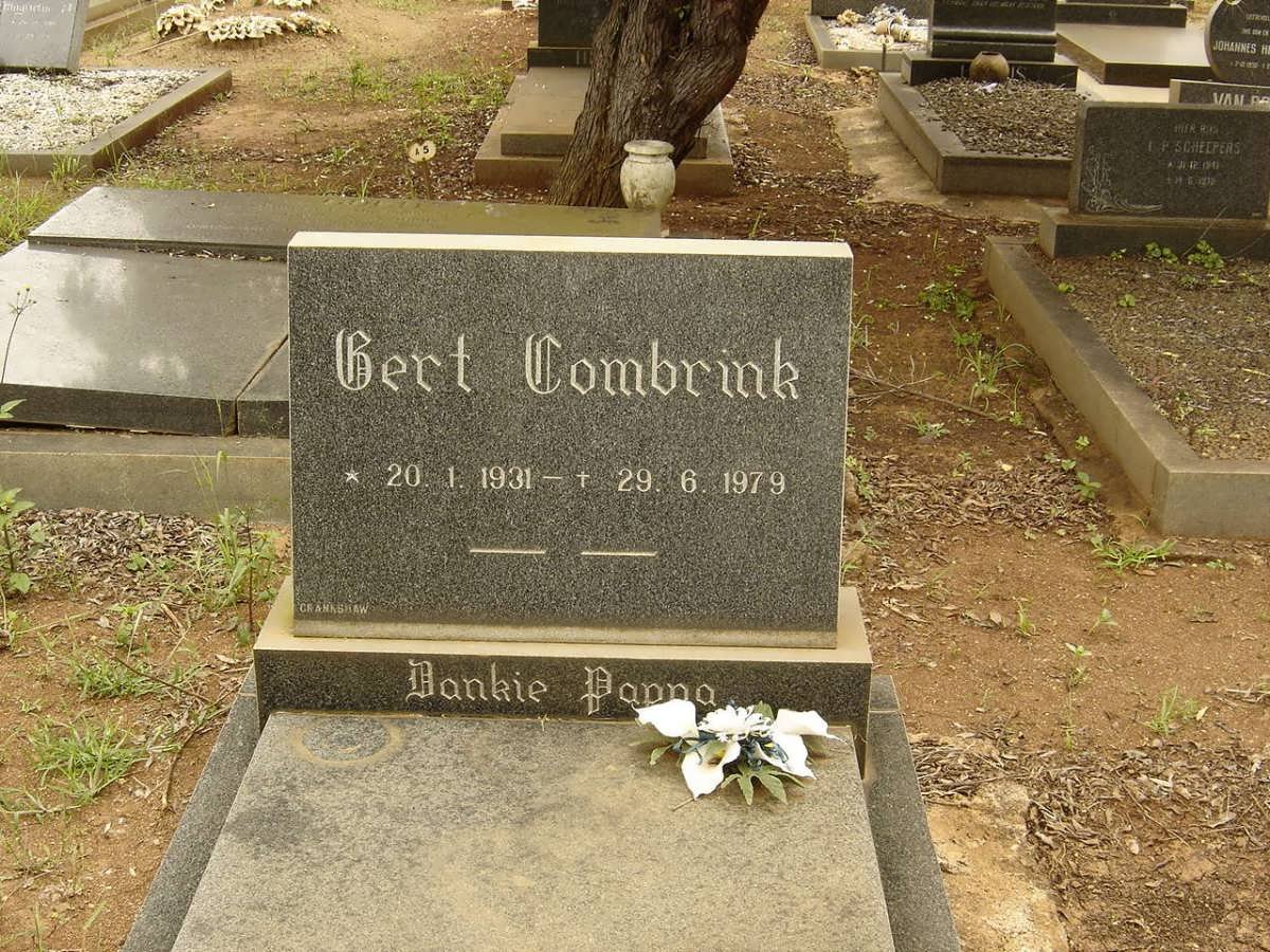 COMBRINK Gert 1931-1979
