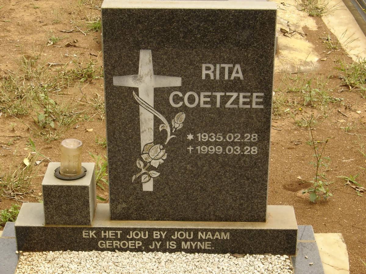 COETZEE Rita 1935-1999