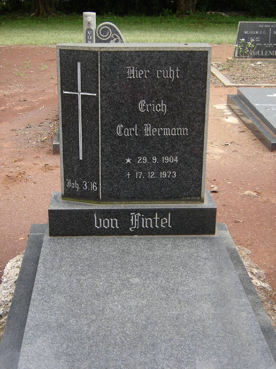 FINTEL Erich Carl Hermann, von 1904-1973