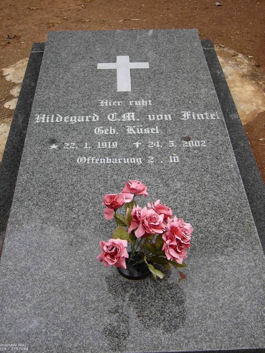 FINTEL Hildegard C.M., von nee KUSEL 1919-2002