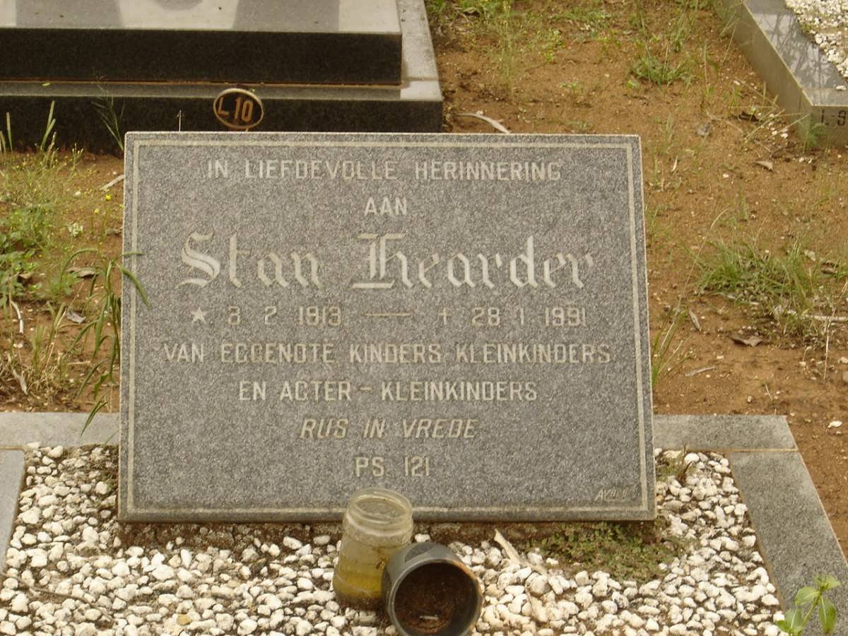 HEARDER Stan 1913-1991