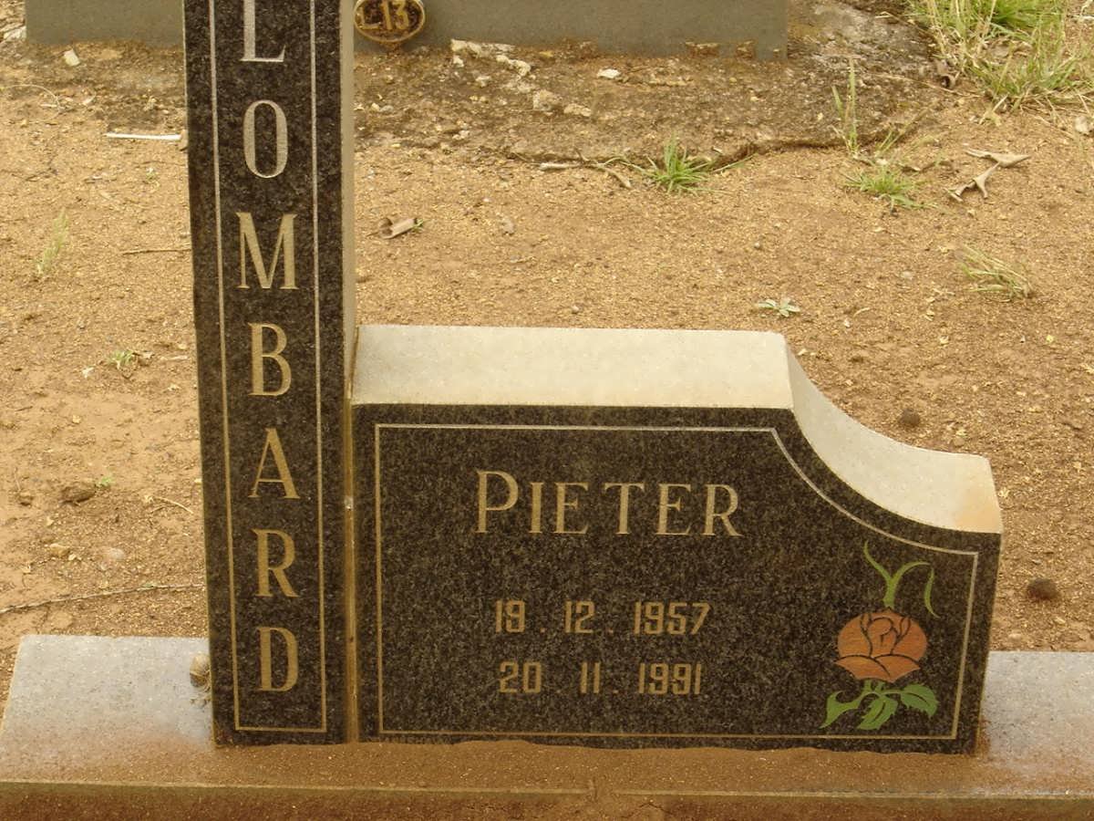 LOMBARD Pieter 1957-1991