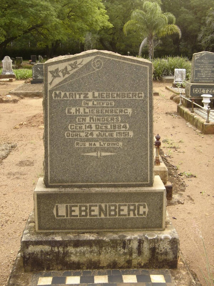 LIEBENBERG Maritz 1884-1951
