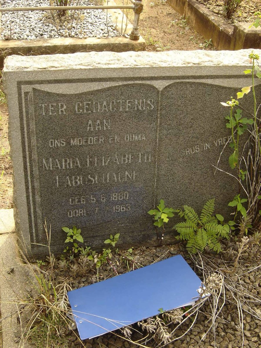 LABUSCHAGNE Maria Elizabeth 1880-1963