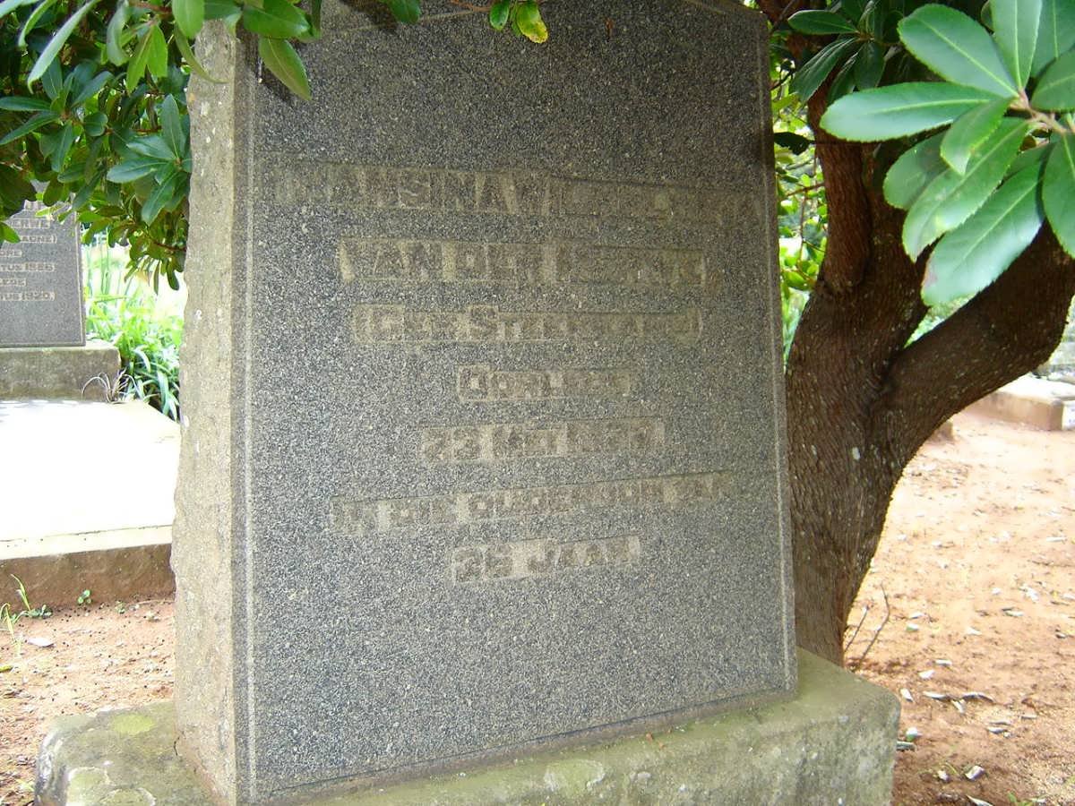 MERWE Fransina, van der nee STEENKAMP