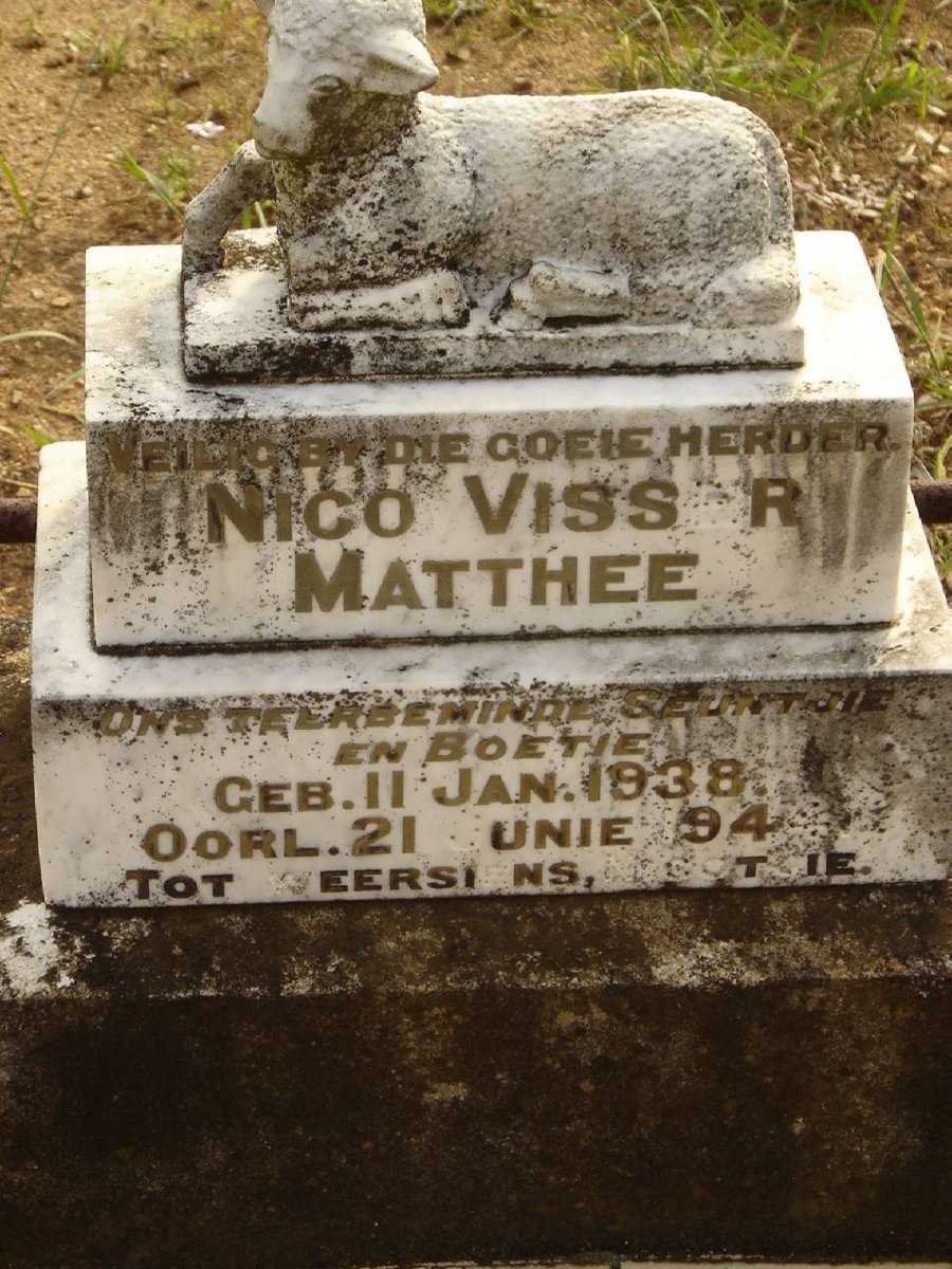 MATTHEE Nico Visser 1938-1944