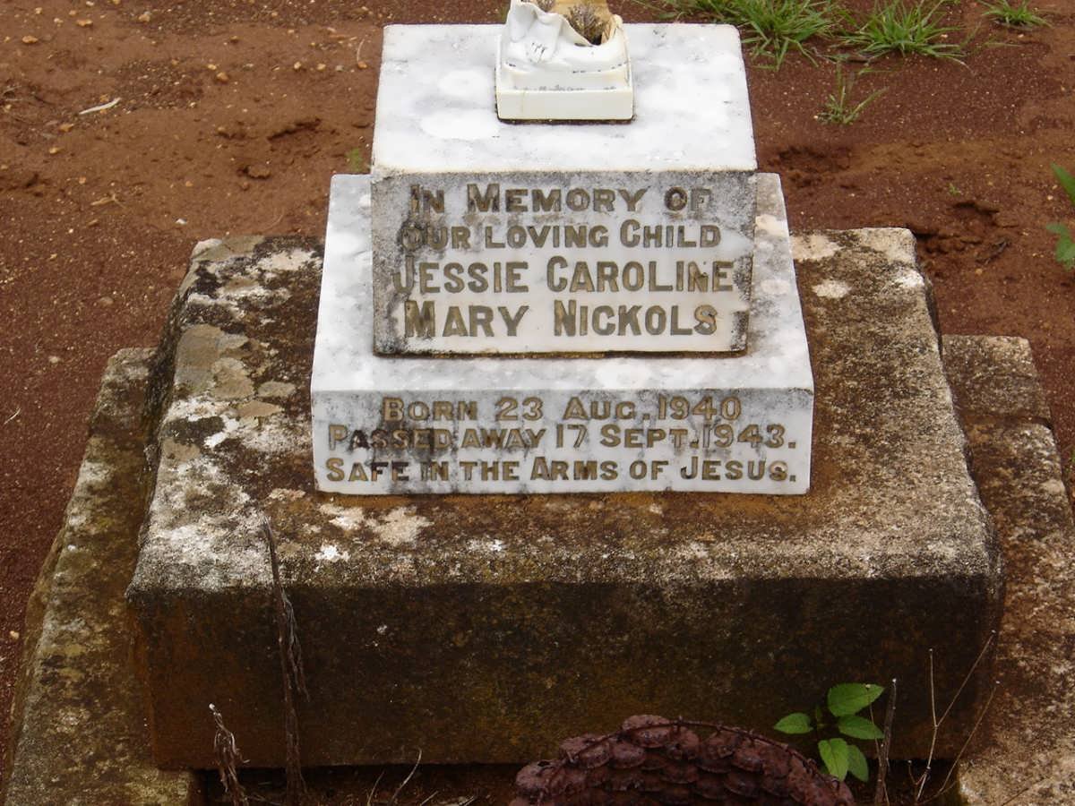NICKOLS Jessie Caroline Mary 1940-1943