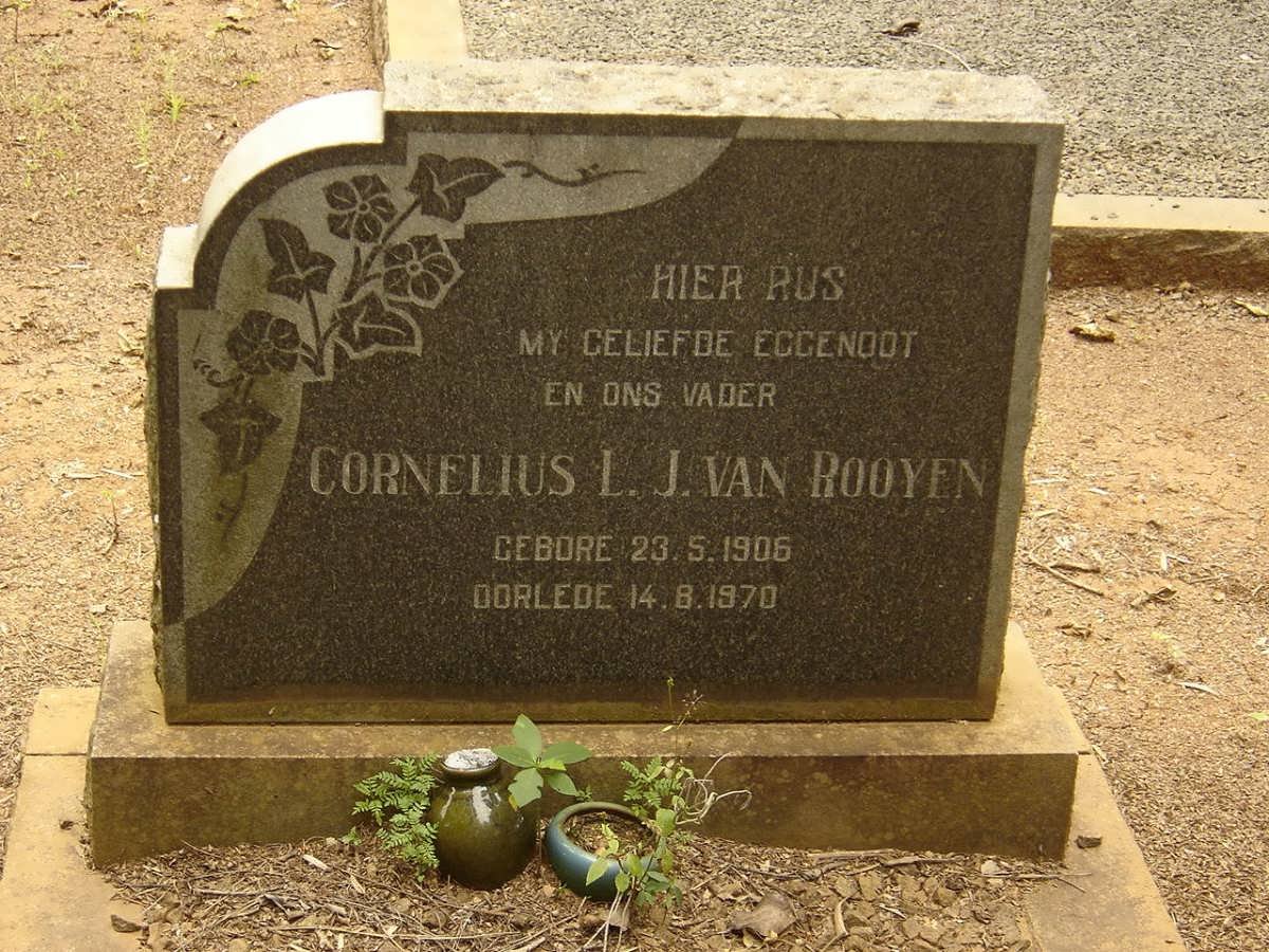 ROOYEN Cornelius L.J., van 1906-1970