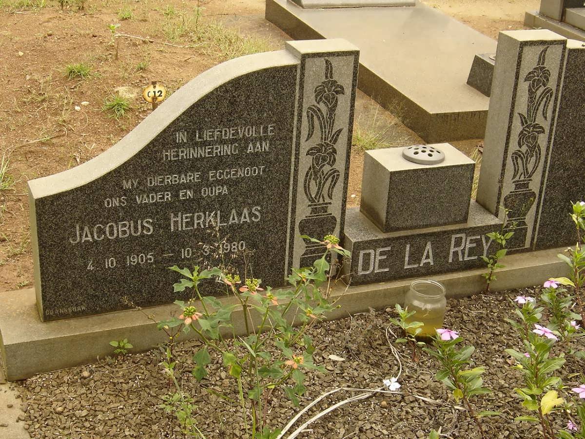REY Jacobus Herklaas, de la 1905-1980