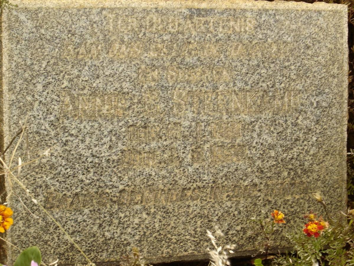 STEENKAMP Annie 1951-1952