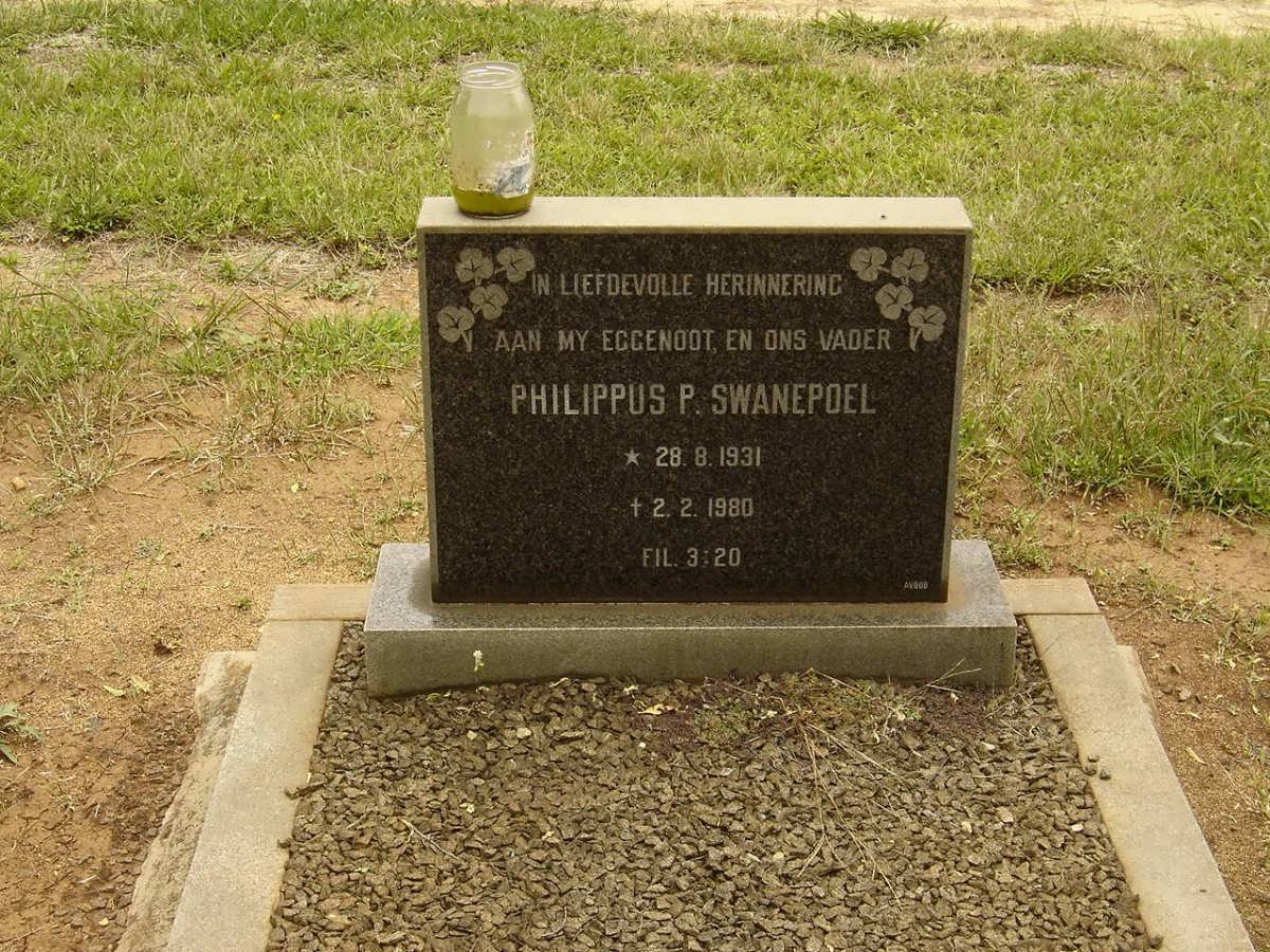 SWANEPOEL Philippus P. 1931-1980