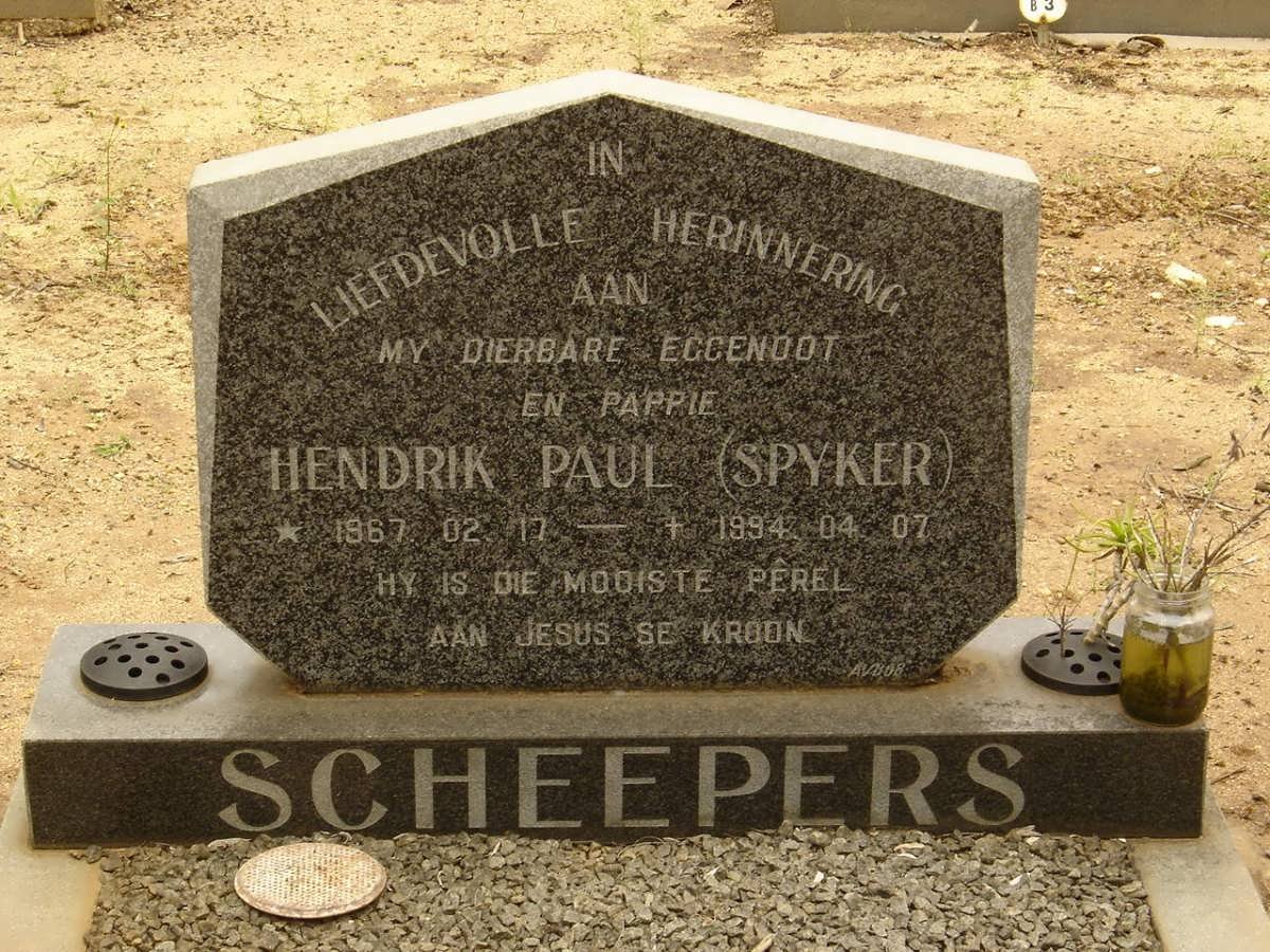 SCHEEPERS Hendrik Paul 1967-1994