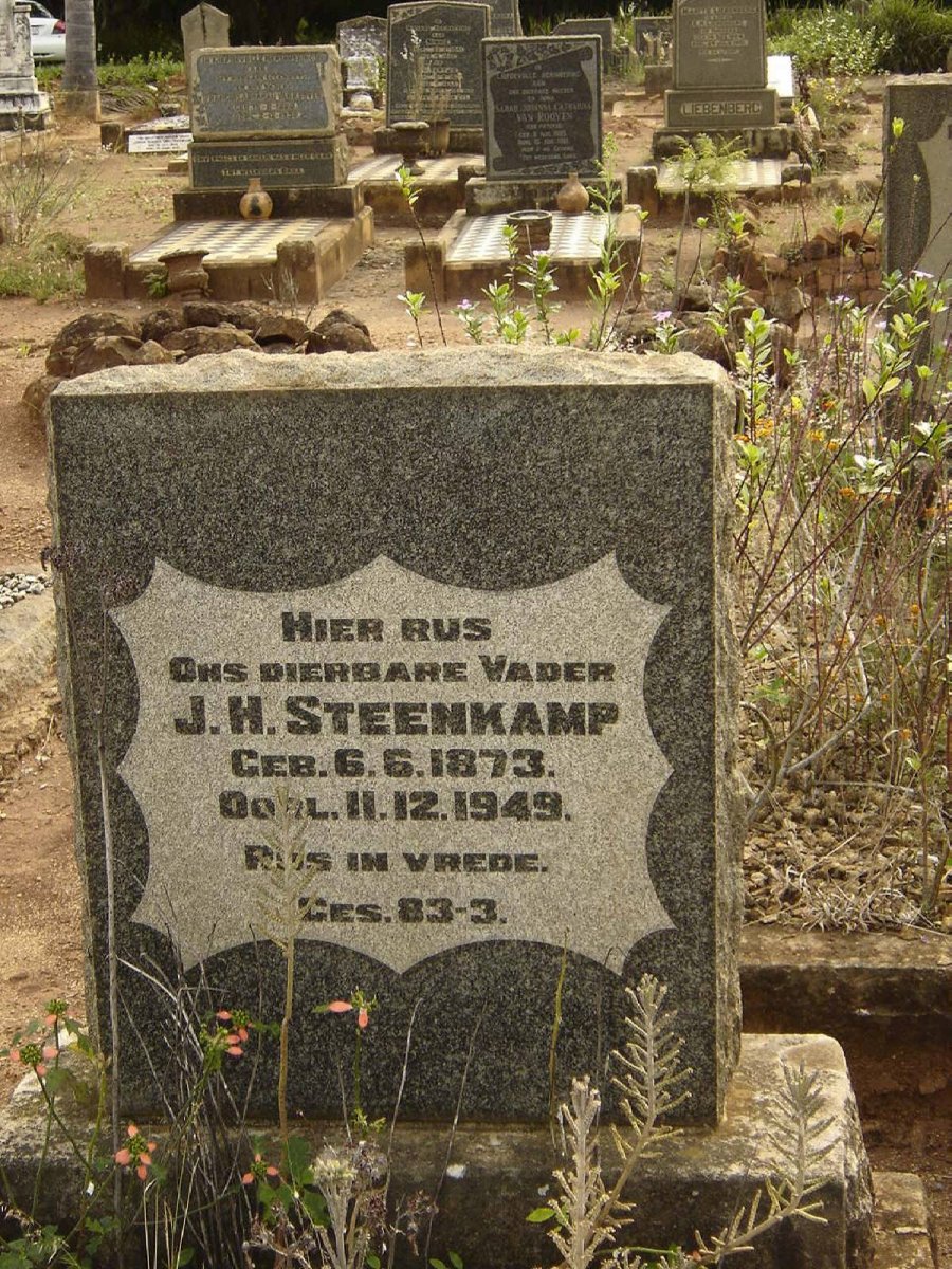 STEENKAMP J.H. 1873-1949