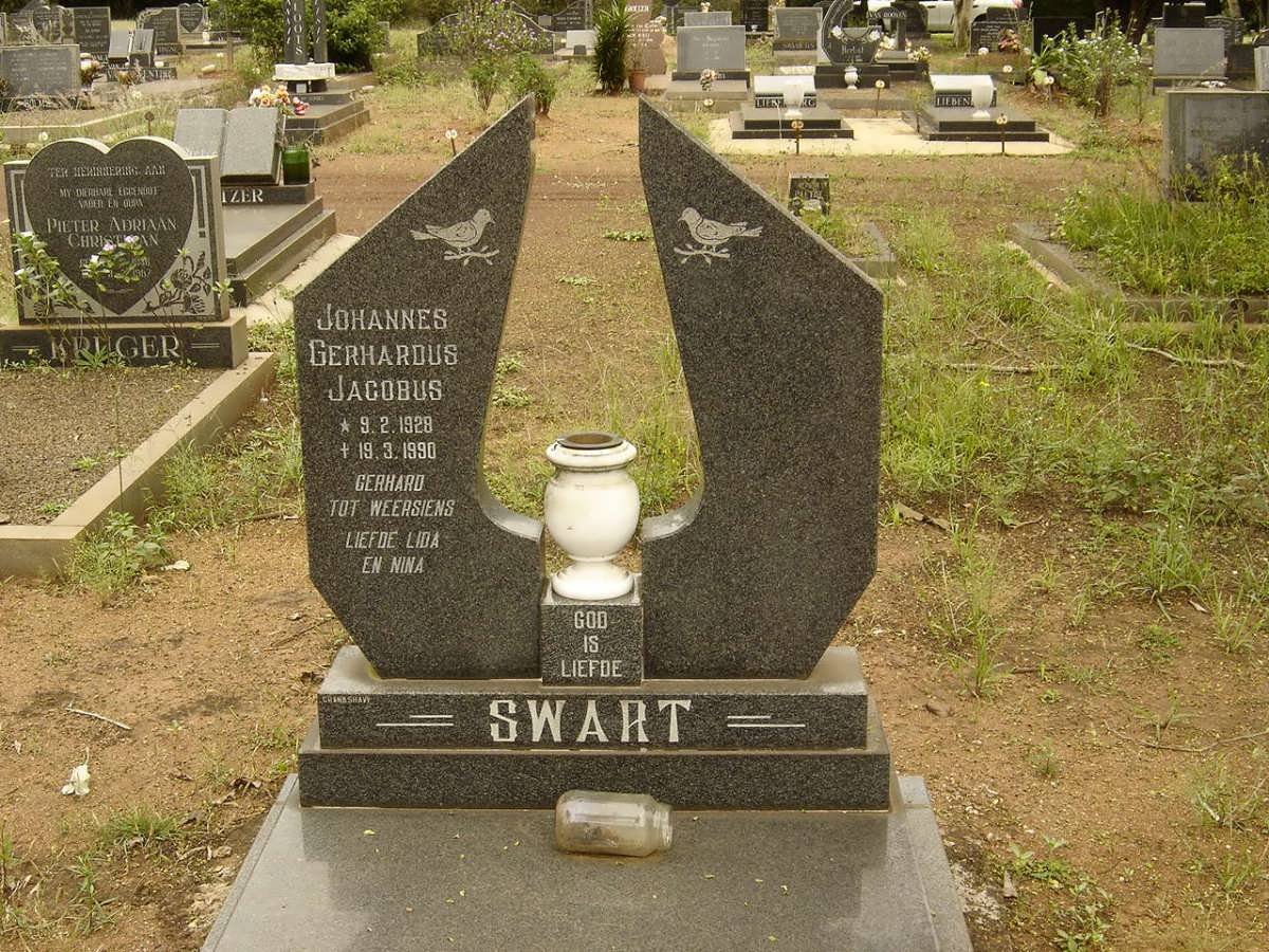 SWART Johannes Gerhardus Jacobus 1928-1990